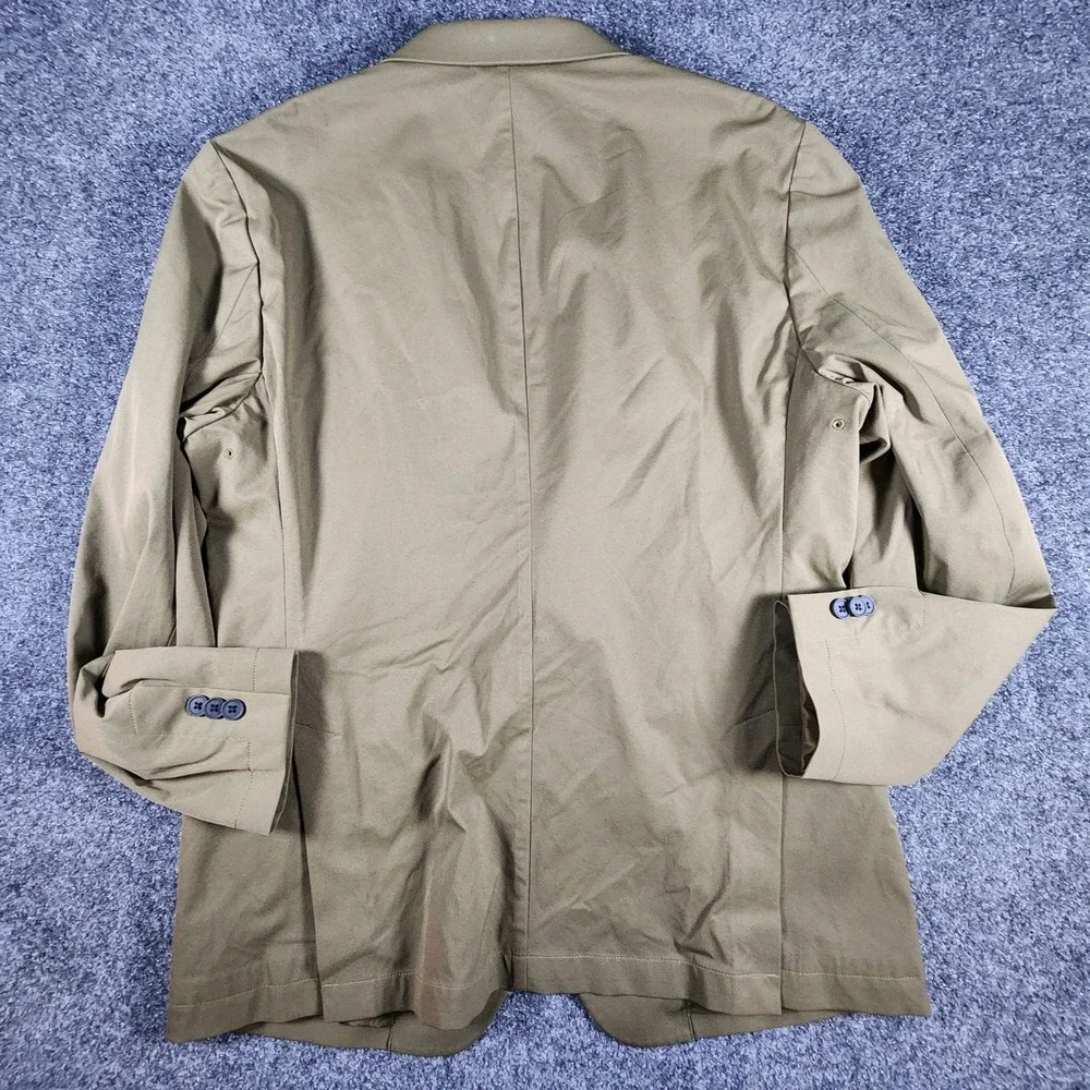 NWOT Bonobos Blazer Mens 42S Olive Brown Slim Fit Unlined Tech Nylon Blend